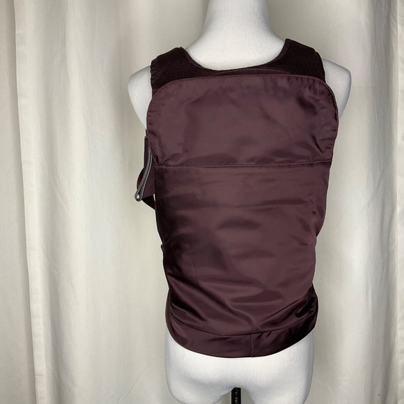 TUMI Voyageur Backpack Burgundy Nylon Leather Trim Travel Work Laptop Bag main image 10